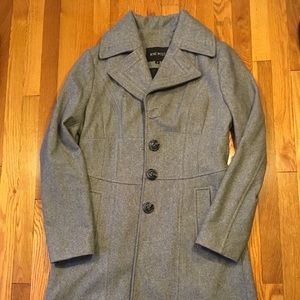Nine West knee-length grey wool coat